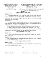 Đề thi học sinh giỏi môn Lịch Sử lớp 9 thành phố Thanh Hóa năm học 2014-2015