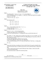Đề thi tuyển sinh vào lớp 10 Môn Toán Chuyên Trường PTNK, ĐHQG Tp Hồ Chí Minh năm học 2013,2014
