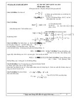 Đề thi thử THPT Quốc gia môn Toán năm 2015 trường THPT Marie Curie, Thành phố Hồ Chí Minh