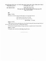 Tổng hợp đề thi HSG cấp tỉnh Kiên Giang năm học 2011 - 2012 môn văn