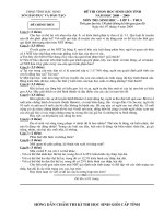 Đề và đáp án thi học sinh giỏi sinh học 9 các sở tham khảo (14)