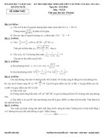 Đề thi học sinh giỏi lớp 9 THCS tỉnh Quảng Ngãi năm 2014