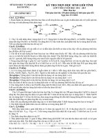 Đề thi học sinh giỏi lớp 9 THCS tỉnh Hải Dương năm 2012-2013 môn Hóa