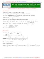 đề thi thử toán thpt quốc gia đề 2