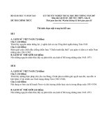 Đề thi lịch sử tốt nghiệp12 năm 2007 hệ THPT lần 2