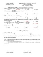 Kiểm tra định kì cuối HK2_Toán 4