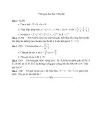 Đề thi học sinh giỏi toán lớp 7 (6)