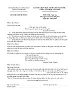 Đề thi HSG Olympic lớp 6 cấp Tỉnh môn Ngữ Văn 2014-2015