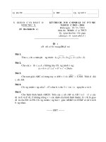 Đề thi học sinh giỏi lớp 9 THCS tỉnh Ninh Thuận năm 2013 - 2014 môn Toán