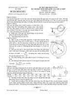 Đề thi chọn học sinh giỏi thi Quốc gia lớp 12 tỉnh Hà Tĩnh năm 2012 - 2013 Vòng 1 môn Vật lý