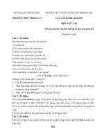 Đề thi thử Quốc gia lần 2 năm 2015 môn Ngữ Văn trường THPT Tĩnh Gia 1, Thanh Hóa