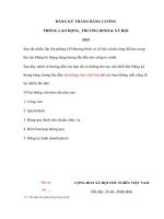 Hướng dẫn những thủ tục cần thiết khi Đăng ký thang bảng lương lần đầu 2015