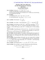 TRƯỜNG THPT MẠC ĐỈNH CHI ÔN THI THPT QUỐC GIA NĂM 2015 Môn TOÁN