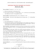 Đề thi thử đại học môn Toán 2015 số 1 (Thầy Phạm Kim Chung )