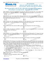 Đề 7 Quy luật di truyền (Mỗi gen trên 1 NST thường)