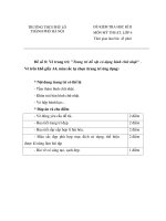 Đề kiểm tra học kì II trường THCS Phù Lỗ môn Mỹ thuật lớp 6 - Đề số 8