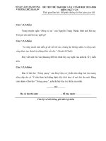 Đề thi thử Đại học môn Văn lần 3 năm 2014 trường THPT Gia Lộc, Hải Dương