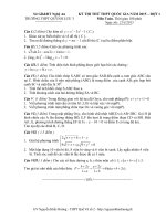 KỲ THI THỬ THPT QUỐC GIA NĂM 2015 – ĐỢT 1 Môn Toán. Thời gian 180 phút