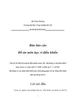 Thiết kế một bộ điều khiển motor DC