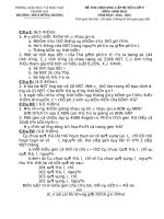 Đề thi và đáp án tham khảo môn sinh học lớp 9 bồi dưỡng 2015 (5)