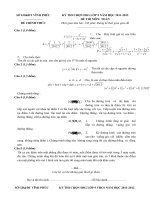 Đề thi học sinh giỏi lớp 9 THCS tỉnh Vĩnh Phúc năm 2012 môn Toán