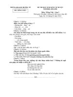 Đề thi học sinh giỏi môn Tiếng Việt lớp 3