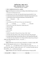 Đề thi sưu tập thi học sinh giỏi môn sinh lớp 9 tham khảo luyện thi (44)