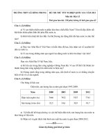 Đề thi thử Quốc gia lần 1 năm 2015 môn Địa lý trường THPT Lê Hồng Phong, Phú Yên