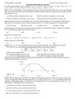 đề thi thử hóa thpt long thành