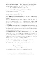 ĐỀ THI THỬ THPT QUỐC GIA NĂM 2015 – LẦN 1 MÔN TOÁN. Thời gian làm bài 180 phút