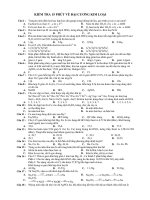 Đề kiểm tra 15 phút lớp 12