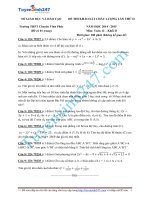 đề thi thử thpt quốc gia môn toán trường chuyên vĩnh phúc khối d