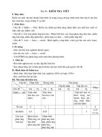 Đề kiểm tra tiết 59 hóa học lớp 8