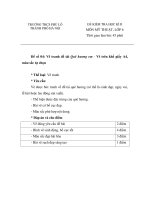 Đề kiểm tra học kì II trường THCS Phù Lỗ môn Mỹ thuật lớp 6 - Đề số 4