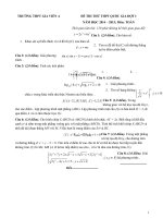 Đề thi thử Quốc gia lần 1 năm 2015 môn Toán trường THPT Gia Viễn A, Ninh Bình