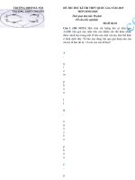 ĐỀ THI vào THPT CHUYÊN SINH