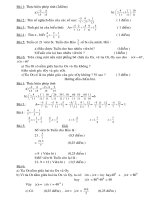 Đề kiểm tra hình học và số học học kỳ II môn toán học lớp 6   đề cơ bản