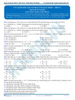 Bài tập trắc nghiệm chương phản ứng hạt nhân (10)