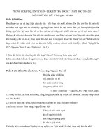 Đề kiểm tra học kỳ I lớp 9 năm học 2014 - 2015 phòng GD&ĐT Tây Hồ - Hà Nội