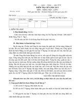 Kiểm tra Giữa HKI - Tiếng Việt  4