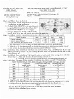 Đề thi học sinh giỏi lớp 12 THPT tỉnh Kiên Giang năm 2011 môn địa