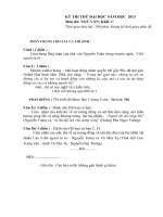 Đề thi thử Đại học cao đẳng năm 2013 môn Văn số 7