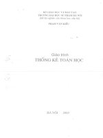 giáo trình thông kê toán học