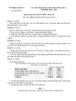 Đề thi học sinh giỏi tỉnh Nghệ An năm 2011 - 2012 môn Địa lý lớp 12 Bảng B