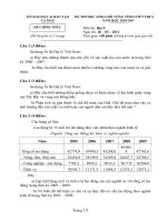 Đề thi học sinh giỏi tỉnh Cà Mau lớp 9 năm 2011 môn Địa lý