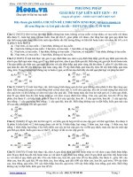 Câu hỏi trắc nghiệm Phương pháp giải bài tập liên kết gen P4