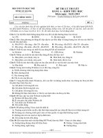 Đề thi Tin học trẻ tỉnh An Giang năm 2013 bảng A lỷ thuyết