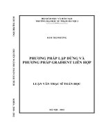 Phương pháp lặp dừng và phương pháp gradient liên hợp