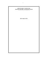 Ứng dụng lí thuyết ổn định vào giải một số bài toán kinh tế