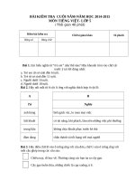 đề tiếng việt lớp 5 hay